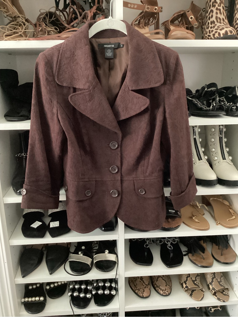 Fitted Button-Front Women's Jacket